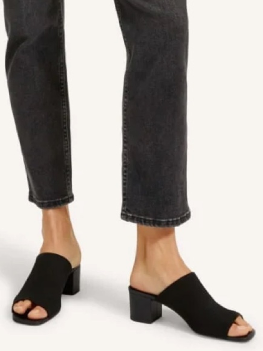Everlane black Glove Mule in ReKnit
